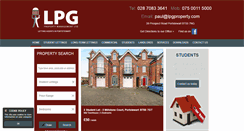 Desktop Screenshot of lpgproperty.com